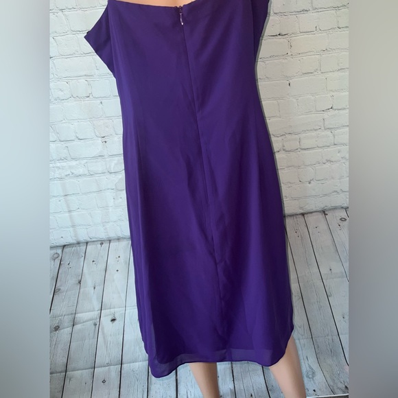 S.L. Fashions Dark Purple Bow Tie Fancy Dress size 14 - Picture 8 of 8